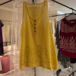 Yellow D’Closet Tank
